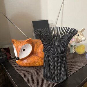 Tuscan Garden Works Metal Candle Holder, Wheat Pattern Design - NWT